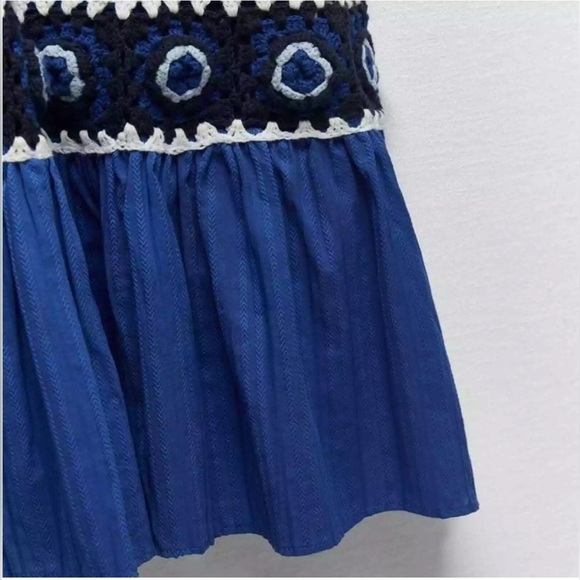 NEW Zara Contrast Crochet Knit Midi Dress – Size S (no tag ) - Picture 5 of 16